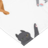 猫パターン テーブルクロス (アングル)