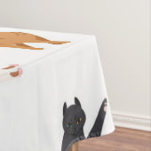 猫パターン テーブルクロス (インサイチュ)