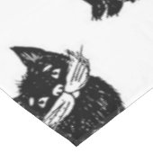 猫パターン テーブルクロス (アングル)