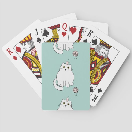猫パターン トランプ (裏面)