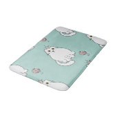 猫パターン バスマット (アングル)