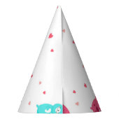 猫パターン パーティーハット (裏面)