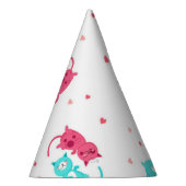 猫パターン パーティーハット (右)