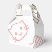 猫パターン フェイバーボックス (裏面サイド)