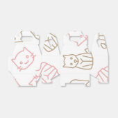 猫パターン フェイバーボックス (折り畳みなし)