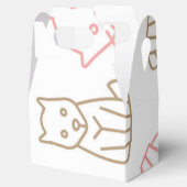 猫パターン フェイバーボックス (オープン)