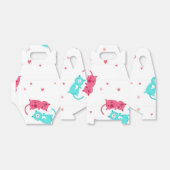 猫パターン フェイバーボックス (折り畳みなし)