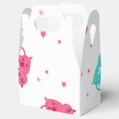 猫パターン フェイバーボックス (オープン)