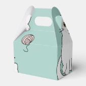 猫パターン フェイバーボックス (裏面サイド)