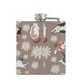 猫パターン フラスク (裏面)