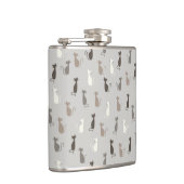 猫パターン フラスク (右)