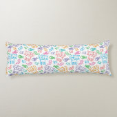 猫パターン ボディピロー (裏面)