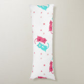 猫パターン ボディピロー (正面縦)