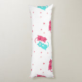 猫パターン ボディピロー (裏面 (縦))