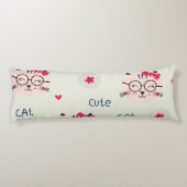 猫パターン ボディピロー (裏面)