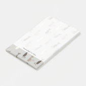 猫パターン ポストイット (アングル)