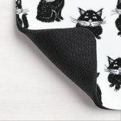猫パターン マウスパッド (コーナー)
