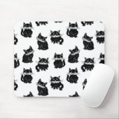 猫パターン マウスパッド (マウス)