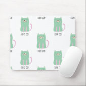 猫パターン マウスパッド (マウス)