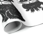 猫パターン ラッピングペーパー (ロールコーナー)