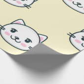 猫パターン ラッピングペーパー (角)