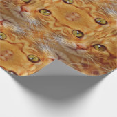 猫パターン ラッピングペーパー (角)