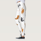 猫パターン レギンス (左)