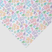 猫パターン 薄葉紙 (詳細)