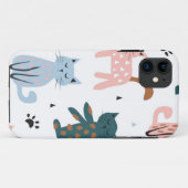 猫パターン Case-Mate iPhoneケース (裏面(横))