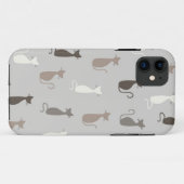 猫パターン Case-Mate iPhoneケース (裏面(横))