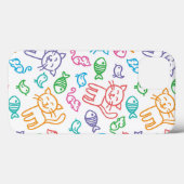 猫パターン Case-Mate iPhoneケース (裏面 (横))