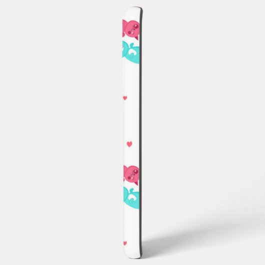 猫パターン SAMSUNG GALAXYケース (裏面横)