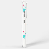 猫パターン SAMSUNG GALAXYケース (右側面)