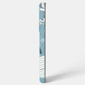 猫パターン SAMSUNG GALAXYケース (裏面横)