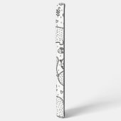 猫パターン SAMSUNG GALAXYケース (裏面横)