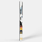 猫パターン SAMSUNG GALAXYケース (右側面)