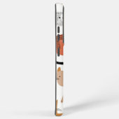 猫パターン SAMSUNG GALAXYケース (右側面)