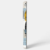 猫パターン SAMSUNG GALAXYケース (裏面横)