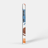 猫パターン SAMSUNG GALAXYケース (右側面)