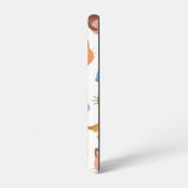 猫パターン SAMSUNG GALAXYケース (左側面)