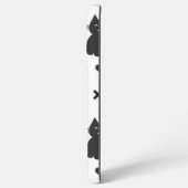 猫パターン SAMSUNG GALAXYケース (裏面横)