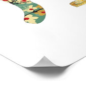 猫パッチワークペットプリント ポスター (角)