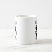 猫パパが重い呼吸の猫を扱う コーヒーマグカップ (中央)