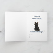 猫パパのための父の日カード 黒猫 カード (内部)