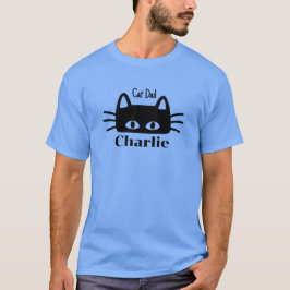 猫パパカスタムの猫名 Tシャツ