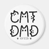 猫パパカスタム年 マグネット (正面)