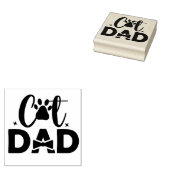 猫パパゴム印 ラバースタンプ (押印)