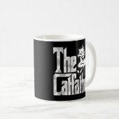 猫パパザ猫熱狂する父レイジーキャットファーザー子猫 コーヒーマグカップ (正面右)