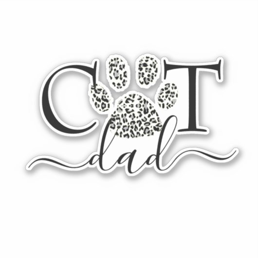 猫パパシール シール (正面)