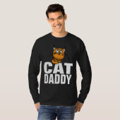 猫パパダディージンジャーTシャツティー Tシャツ (正面フル)